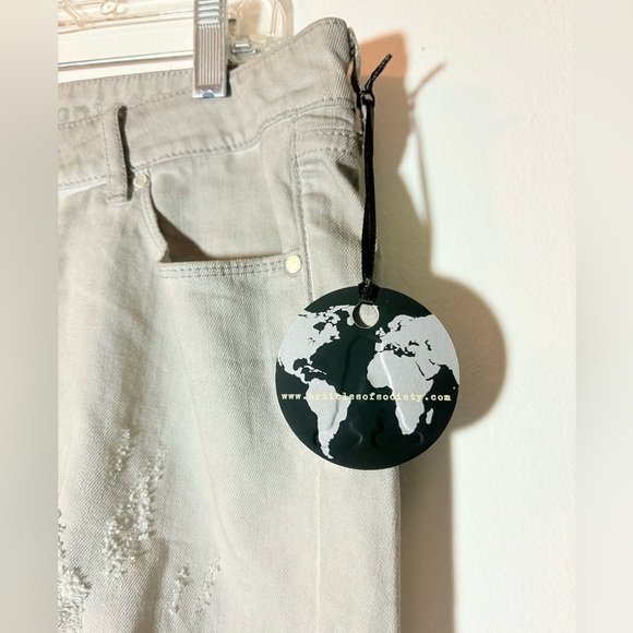 ARTICLES OF SOCIETY Grey Distressed Boyfriend Jeans - Picture 11 of 11